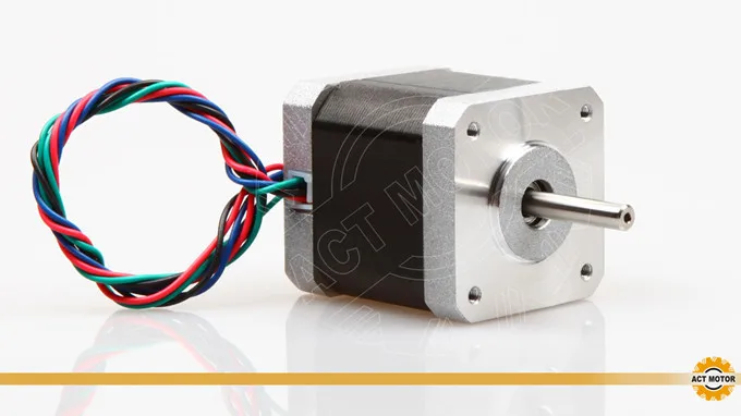 

Top Quality! ACT 1PC Nema17 Stepper Motor 17HS5425 2Phase 70oz-in 48mm 2.5A 300mm Wire CE ROSH ISO Mill Cut Engraver 3D Printer
