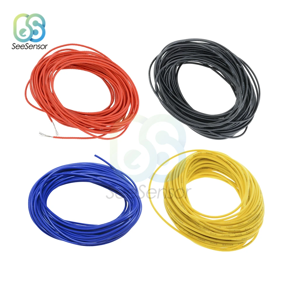 10 метров UL1007 ПВХ провод ультра гибкий кабель 24AWG электронный
