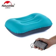 Naturehike inflável travesseiro de ar viagem pescoço acampamento dormir engrenagem rápido portátil tpu NH17T013-Z