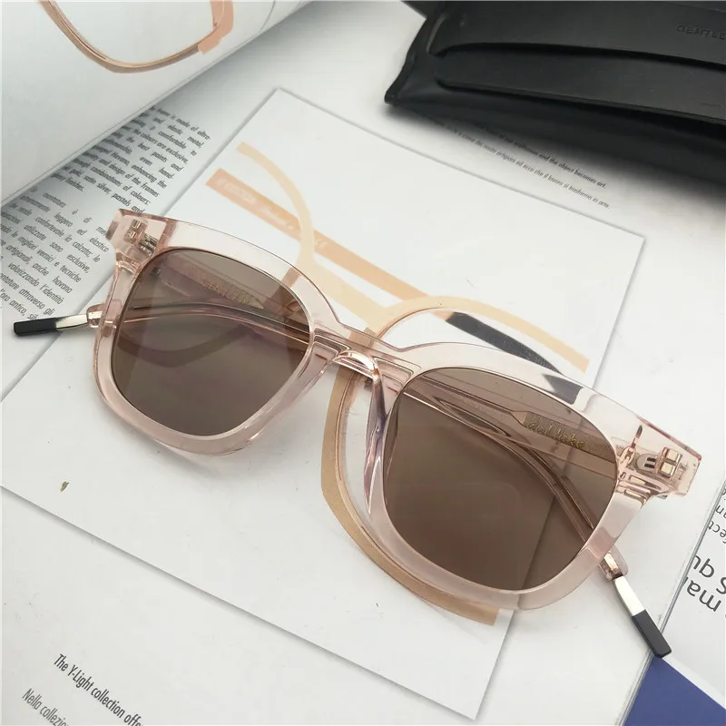 Dal Lake брендовые корейские Солнцезащитные очки высокого качества женские модные женские солнцезащитные очки мужские солнцезащитные очки Брендовые дизайнерские - Цвет линз: Pink