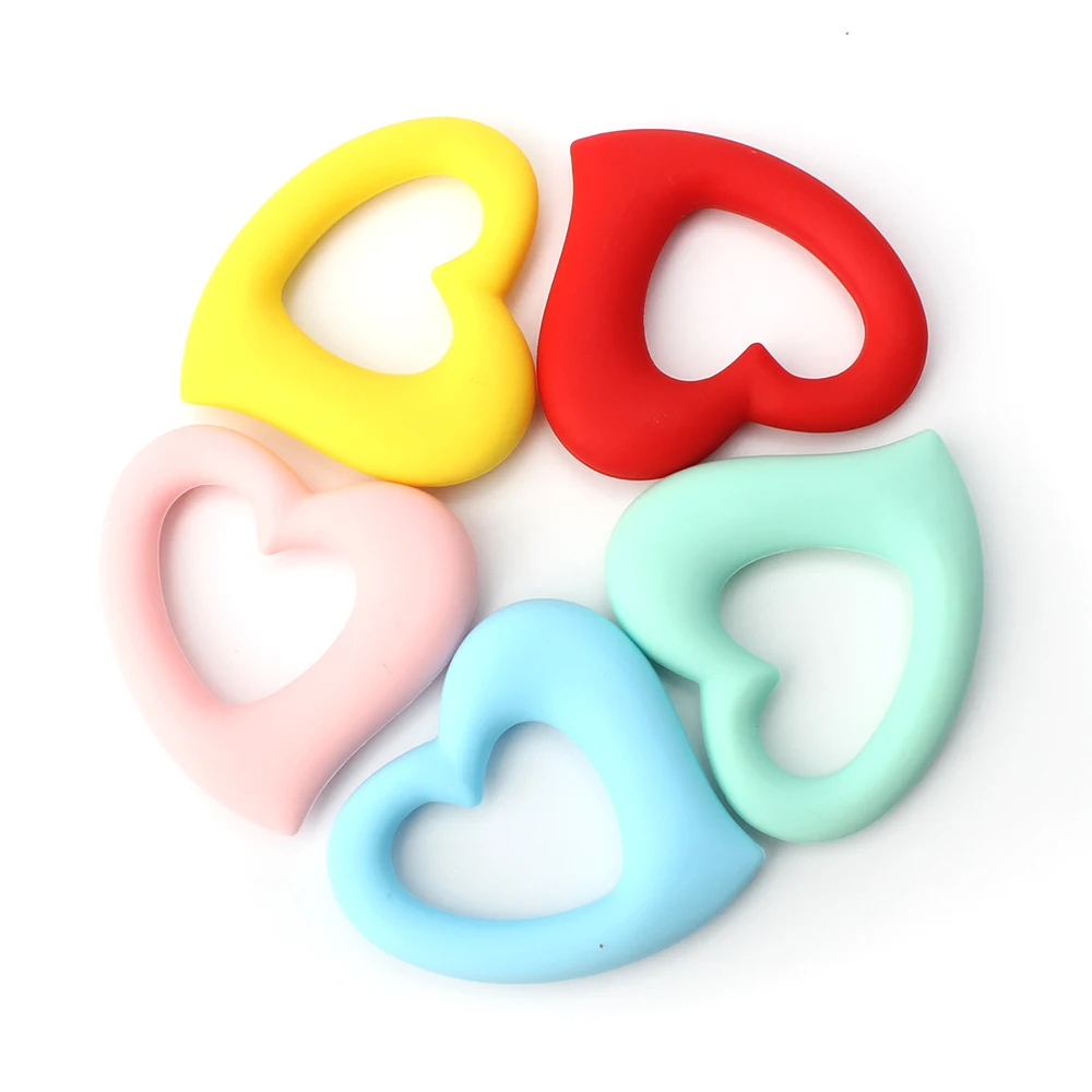 Heart Silicone Teether-7