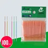 100pcs Double-headed Dental Brush Teeth Sticks Floss Pick Toothpick Tooth Clean Oral Care Interdental brush Food grade PP 6.3cm ► Photo 2/6