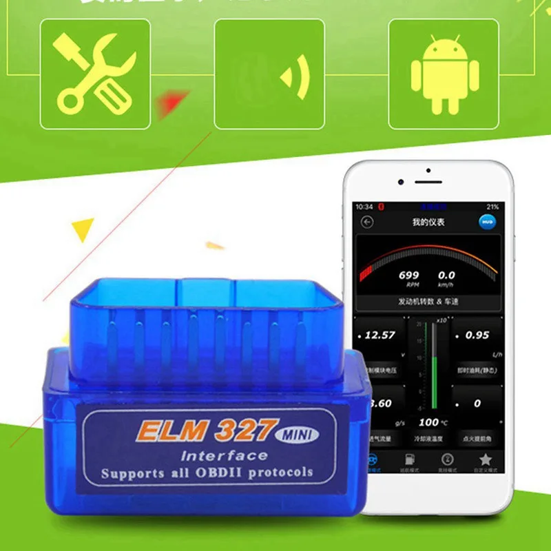 VicTsing супер мини OBD2 ELM327 Bluetooth Автомобильный Сканер МОМЕНТ Android устройство автодиагностики быстрой диагностики автомобиля OBD 2 Bluetooth Adaper