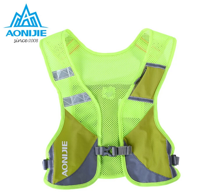 AONIJIE Marathon Reflective Vest Bag Sport Running Cycling Bag for Women Men Safety Gear With 2Pcs 250ML Water Bottles AONIJIE Marathon Reflective Vest Bag Sport Running Cycling Bag for Women Men Safety Gear With 2Pcs 250ML Water Bottles