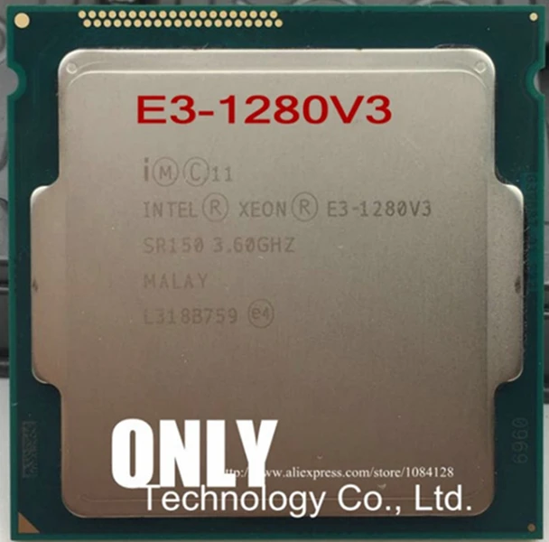 Компанией dhl или EMS E3-1280 V3 E3 1280V3 E3-1280V3 3,6G 82W 22nm LGA 1150 четырехъядерный настольный процессор