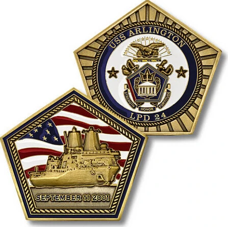 Wholesale U.S. Navy Bronze Challenge Coin custom coins hot sales soft enamel Coins cheap usa | Дом и сад