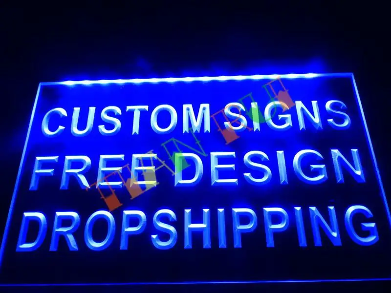 Создай свой собственный светодиодный неоновый свет знак бар открыт Dropshipping декор