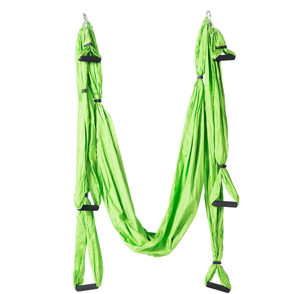 6colors Aerial Yoga Hammock Parachute Fabric Swing Inversion Therapy Anti-gravity High Strength Decompression | Спорт и развлечения