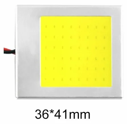 1 Piece W5W T10 C3W C5W C10W BA9S Festoon LED COB LED Panel Dome Lamp Auto Car Interior Reading Plate Light Ceiling Wired Lamp - Испускаемый цвет: 36x41