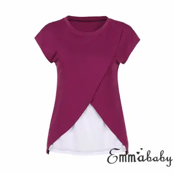 

Brand New Women Pregnancy Maternity Clothing Nursing Tops T Shirts Pregnant Women Casual Breastfeeding Clothes Wear