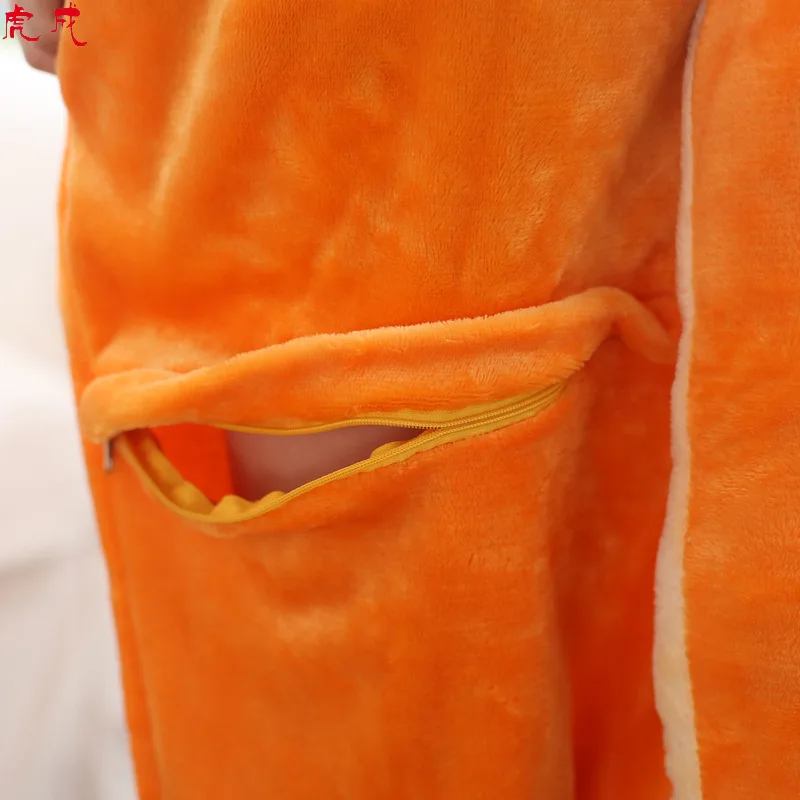 Cute Pokemon Charizard Onesie Adult Pajamas Cartoon Animal Orange Dragon Costume Women Men Party Winter Warm Pyjama Sleepwear (4)