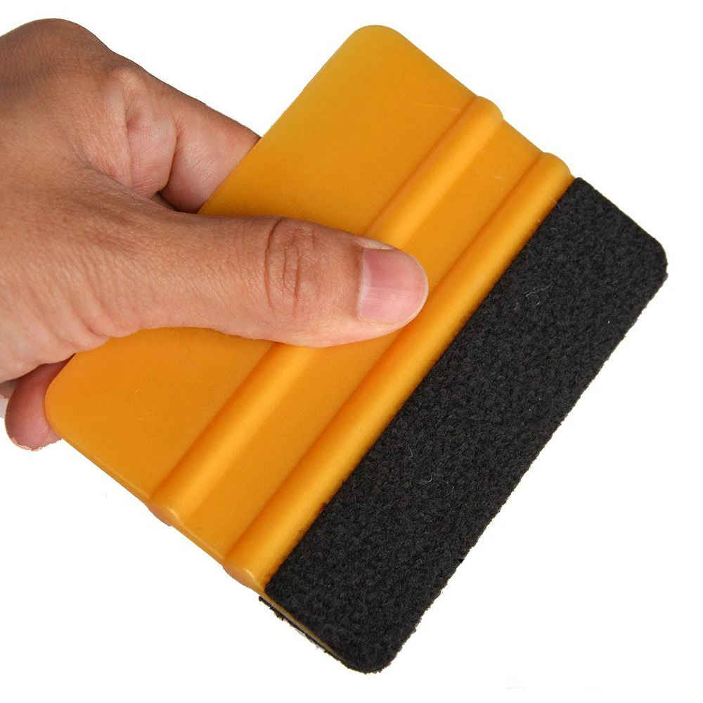 EHDIS Gold 3M Felt Squeegee Car Household Cleaning Tools Vinyl Cleaner