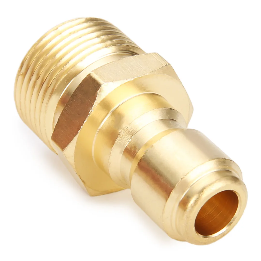 2pcs 14.8MM Quick Release Adapter Connecter Coupling 3/8 inch M22 Pressure Washer Adapter Garden Pressure Washer Watering Tool