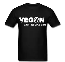 Новая горячая распродажа, новая мужская веганская анархистская футболка с зелеными деревьями, земляными листьями, сохранить здоровье