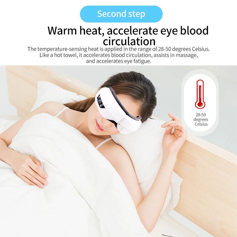 HTB19is4cgmH3KVjSZKzq6z2OXXaR Eye Massager With Heat Smart Airbag Vibration Eye Care Compress Bluetooth Eye Massage Relax Migraines Relief Improve Sleep