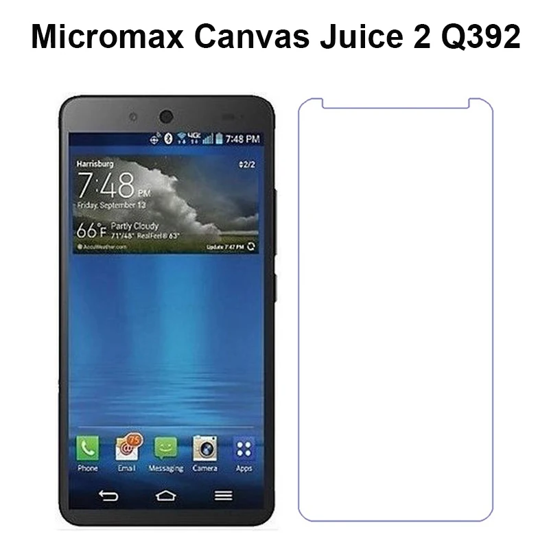 

For Micromax Canvas Juice 3 Q392 Screen Protector High Quality Mobile Phone For Micromax Canvas Juice 3 Q392 5.0 Tempered Glass