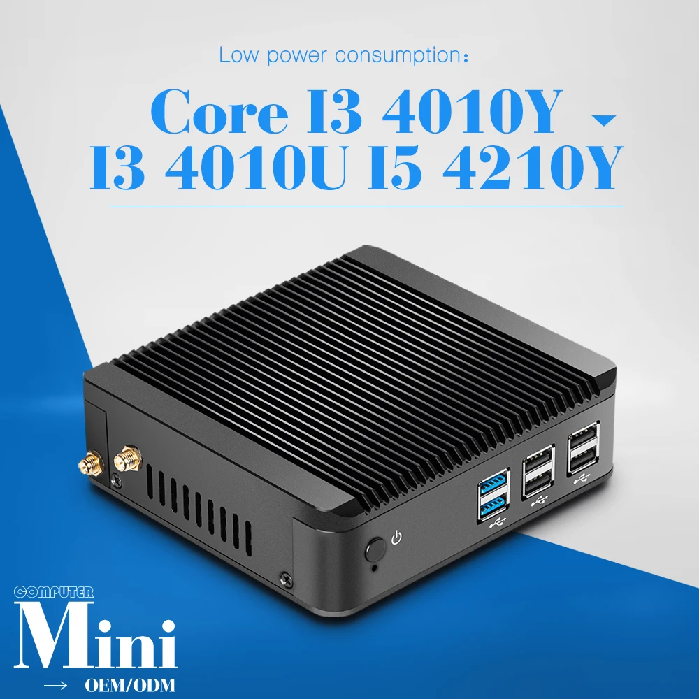 Lowest Price Core i3 i5 mini pc Windows 8.1/7/Linux Desktop Computer for office Mini computer 4010Y/4210Y/4010U CPU options support HD player Lowest Price Core i3 i5 mini pc Windows 8.1/7/Linux Desktop Computer for office Mini computer 4010Y/4210Y/4010U CPU options support HD player