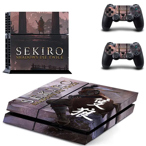 GYTM2046 Sekiro Shadows Die Twice Death наклейка для PS4 виниловая наклейка, стикер для консоли sony Playstation 4 и 2 контроллера наклейка для PS4 наклейка - Цвет: GYTM2046
