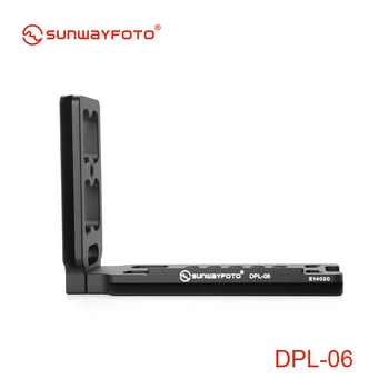 

SUNWAYFOTO DPL-06R Tripod Monopod Head Universal L plate for DSLR camera body Professional Aluminum Quick Release Plate
