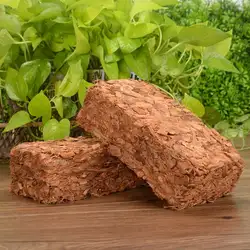 500 г кокос, волокно кокосовой пальмы кирпич торф выращивание органического Soilless замочить сад живое растение почвы питательных кровать