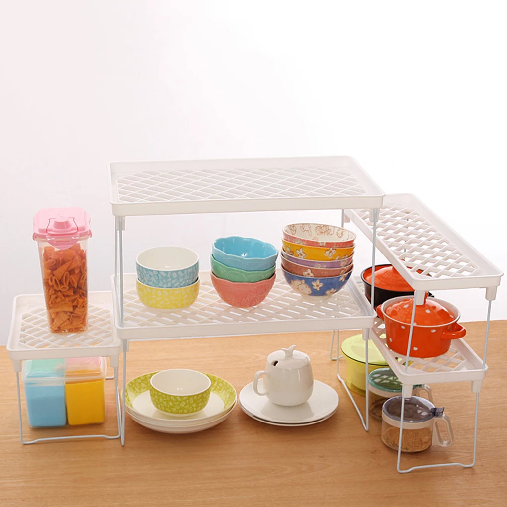 

New style Foldable Kitchen Bathroom Storage Rack Shelf Holder Cup Bowl Bedroom Makeup Shampoo Shoes Organizer Rack