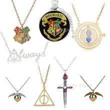 Гарри треугольный всегда Время Тернер Ожерелье «Дары смерти» кулон ожерелье экшн-фигурка игрушки женские ювелирные изделия Детский Косплей