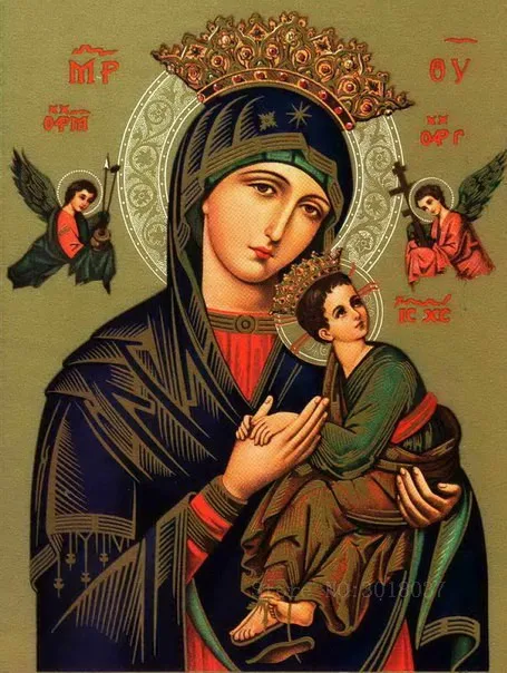 

5D Diy Diamond Painting Cross Stitch Flying Angel Madonna & Child Needlework Diamond Embroidery Full Diamond Mosaic Decoration