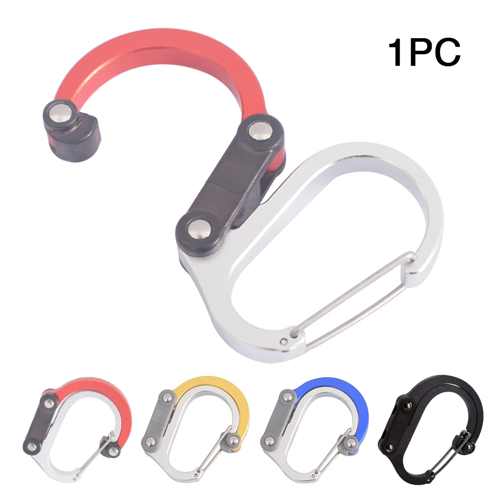 

Camping Fast Hanging Carabiner Multifunctional Clip Survival Portable D-Ring Outdoor Fishing Gadgets Durable Aluminum Alloy