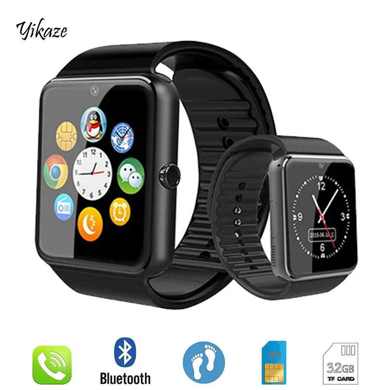

Smart Watch GT08 Clock Sync Notifier Support Sim TF Card Bluetooth Connectivity Android Phone Smartwatch Alloy Smartwatch