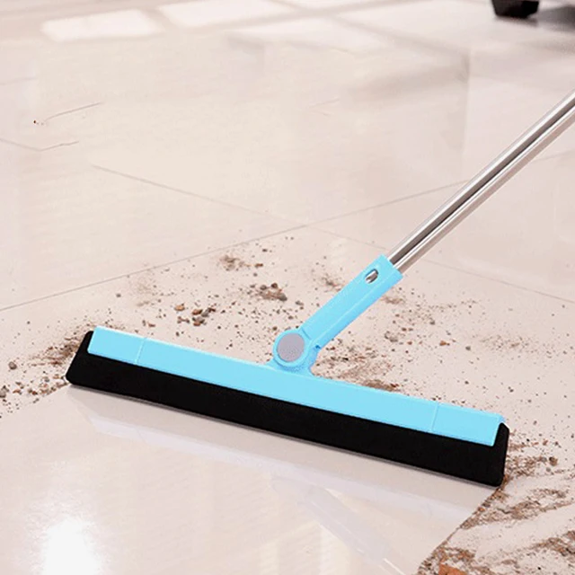 Household Cleaning Broom with Detachable Long Handle Bathroom Mop Wiper ...