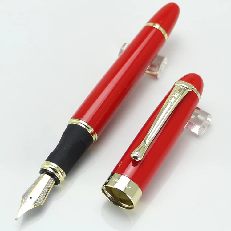 Jinhao X450 самопишущее перо Красный 22 цвета Металлический Золотой зажим роскошные ручки Caneta Канцтовары офисный школьный расходные материалы