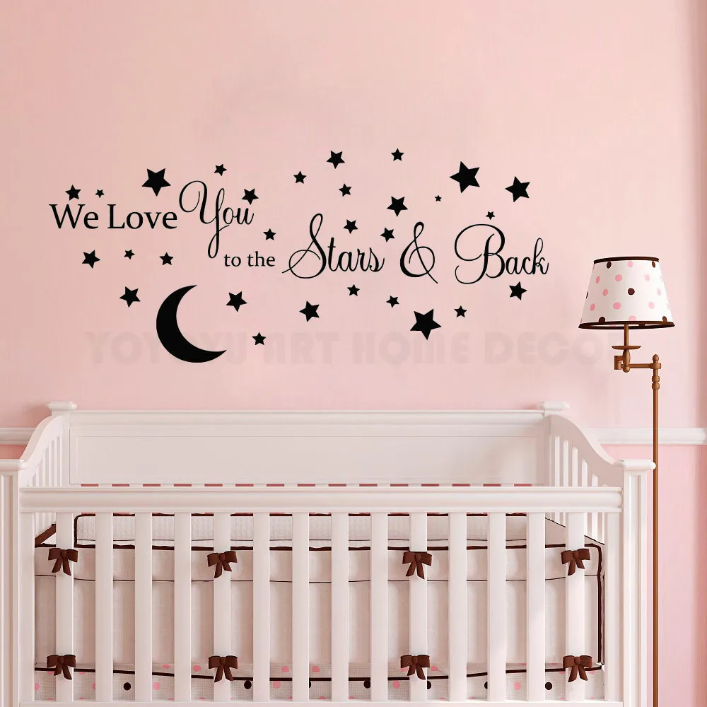 39 Stars Removable Wall Sticker Kids Baby Room Decor Art Mural Decal CO 