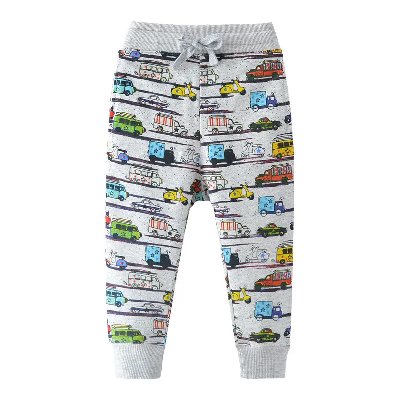 

Toddler Boy Sweatpants With Cars Printed Autumn Spring Kids Trousers Baby Boy Girls Long Pants Casual Sweatpant Trousers Bottoms