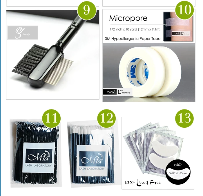 Стартовый набор для наращивания ресниц|permanent eyelashes kit|semi permanent eyelashespermanent |