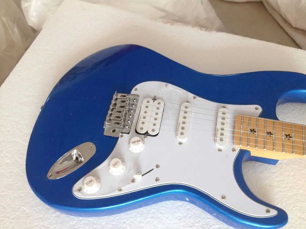 

Electric Guitar/Blue Guitar/Five Star Mosaic Guitar/Customizable