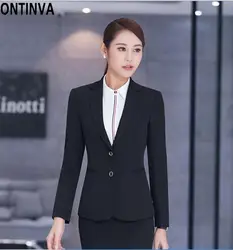 Женские тонкие черные блейзеры с ОТВОРОТОМ однобортный халат с длинными рукавами Блейзер офисные женские куртки Большие размеры 3XL