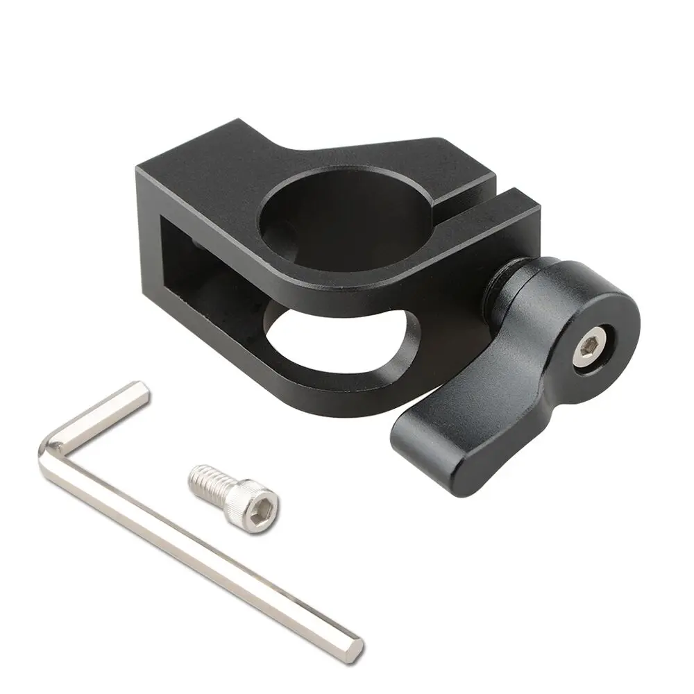 CAMVATE 19mm Rod Clamp With Thumb Knob Black (11)