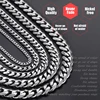 Gold, Black, Silver and Stainless Steel Mens Necklace Chain - Kito City Jewelry