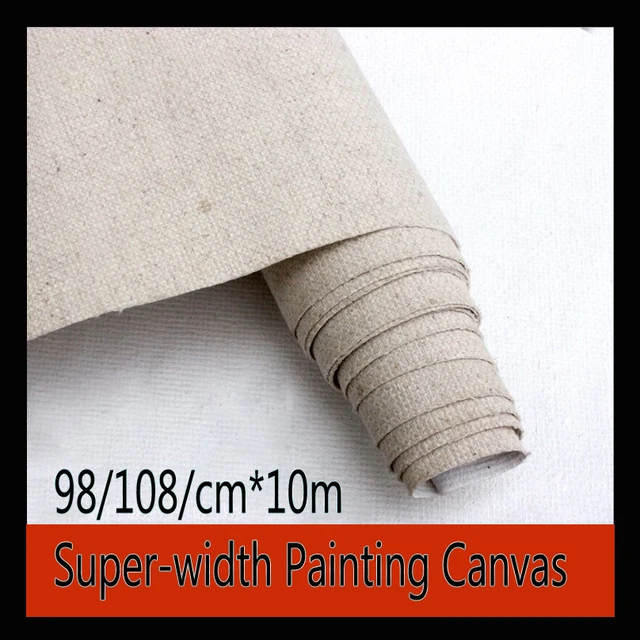 10m super width linen blend painting canvas cloth oil painting paper canvas and wooden drawing