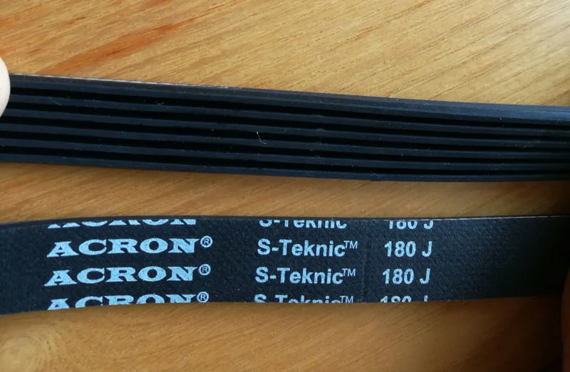 180-J-6 NEW POLY V MICRO-V V-BELT Rubber 180J6 18/" Long
