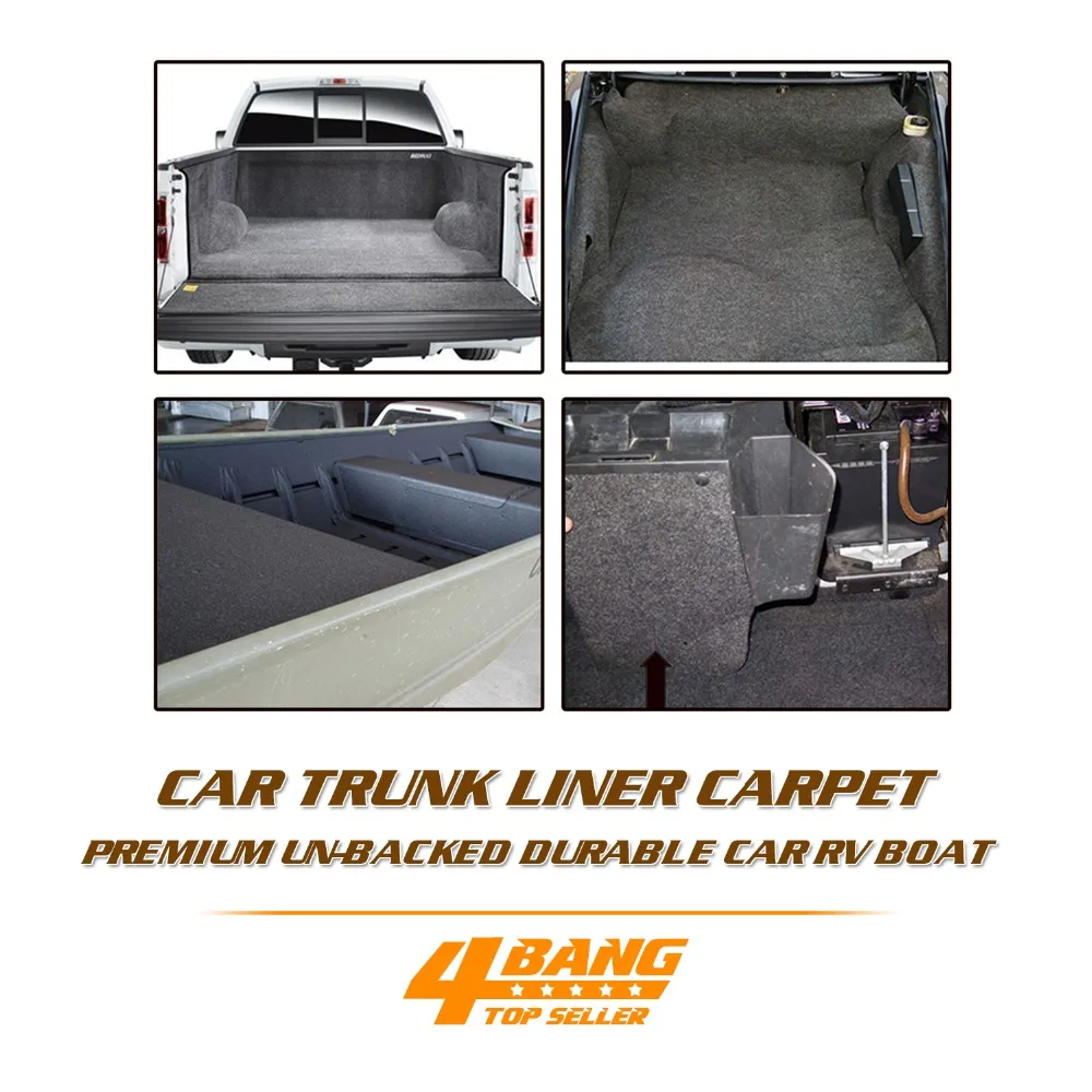 

High Quality Speaker Box Durable Cabinet Carpet Mat Car Auto Underlay Heat Proofing Carpet Sound Deadener Mat 80"x20" 200cmx50cm