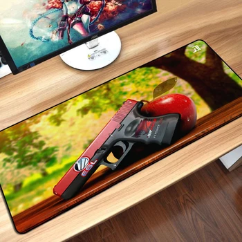 

Large Size Mouse Pad Revolver Guns CS GO AMP Anti-slip Natural Rubber PC Computer Gaming Mousepad Desk Mat for CS GO Rainbow Six
