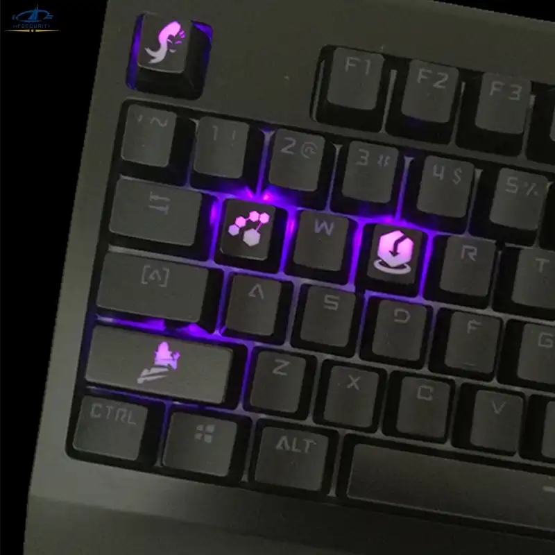 Hfsecurity カスタマイズされた半透明の Abs キーキャップメカニカルキーボード用新キー押下ためゲーミングキーボード Keycaps For Mechanical Keyboard Abs Keycapskeycaps Translucent Aliexpress