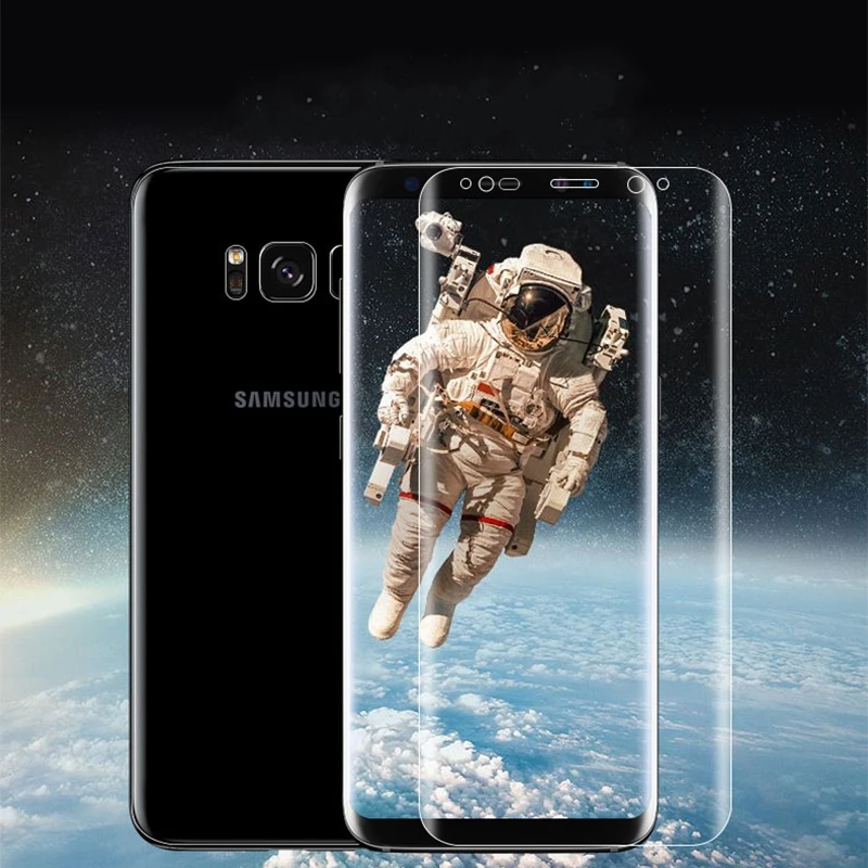 Защитная пленка PET для Samsung Galaxy S9 S6 S7 Edge S8 Plus Note 9 8 (не закаленное стекло) 3
