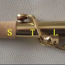 Сопрано для саксофона на шею Золотой лак