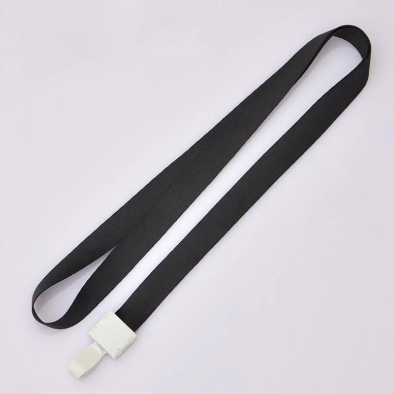 1 قطعة الرقبة حزام الحبل الانفصال سلامة للهاتف المحمول USB حامل حامل شارة اسم id مفاتيح المعادن كليب