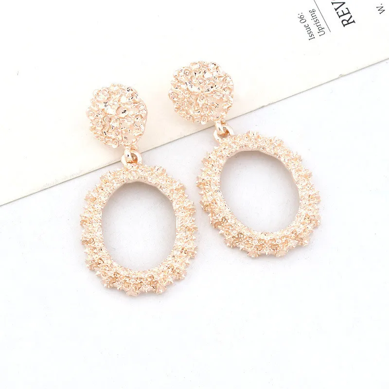 Olaru Модные металлические серьги капли для женщин новые модные ювелирные изделия