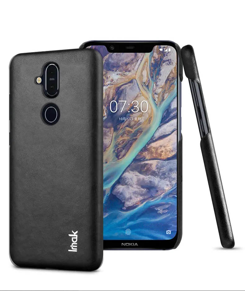 IMAK Ruiyi серия Роскошный кожаный чехол из искусственной кожи для Nokia 8,1X7 7,1 Plus жесткий чехол из поликарбоната для NOKIA 8,1X7 высококачественный чехол s