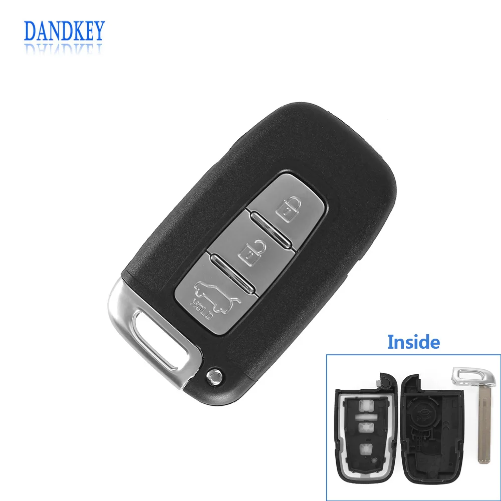 

Dandkey 2/3/4 Buttons Cover Remote Car Key Case For Hyundai I30 Ix35 Sonata Elantra TOY40 Blade Key Cover Key Shell With Logo