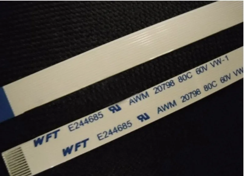 

NEW for 10pcs/Lot Flat Ribbon Flex Cable 12pin For HP DV6500t CTO DV6000 Series E118077 AWM 2896 80C VW-1
